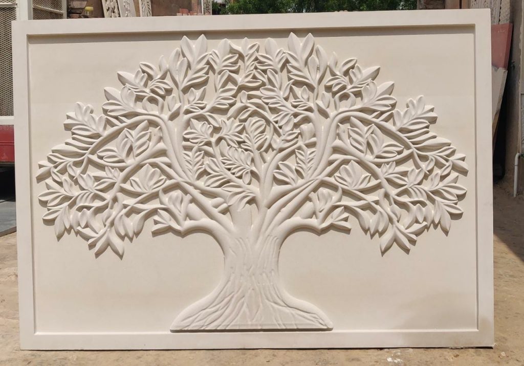 Sandstone Tree Wall Art Panel | Bodhi Tree Design